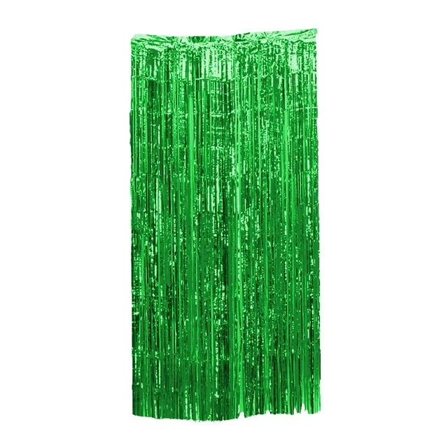 CORTINAS FLECOS VERDES BANDERA