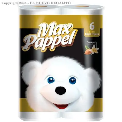 Max papel dorado 6 pack