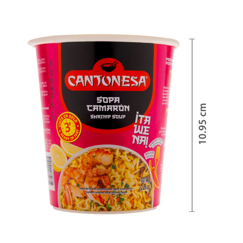 Sopa cantonesa de camaron 65g