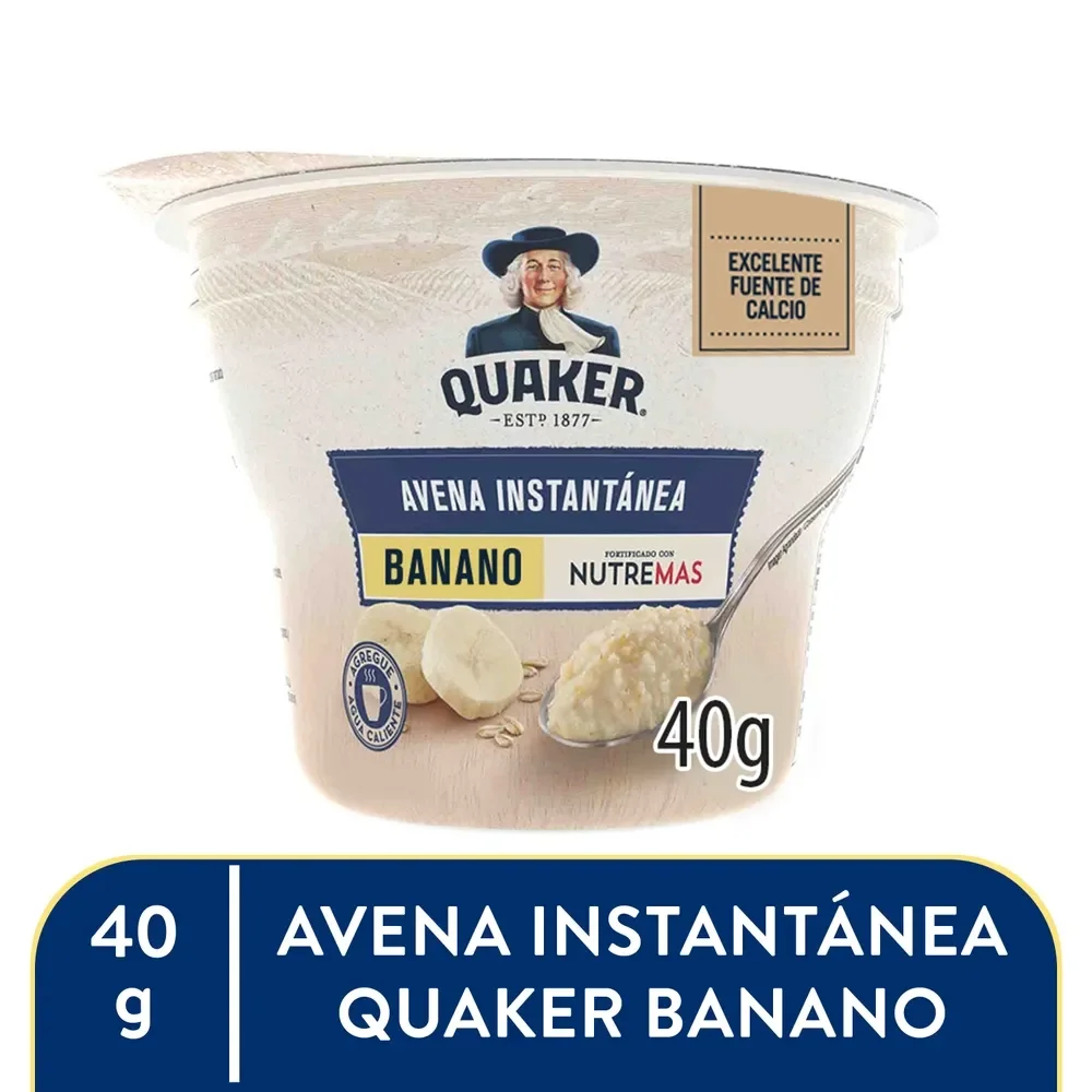avena quaker sabor banano