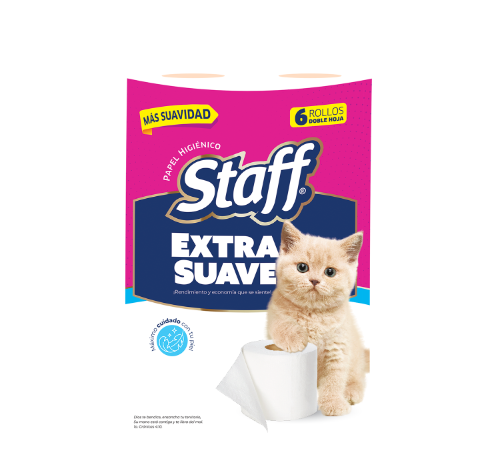 Papel staff extra suave 6 pack