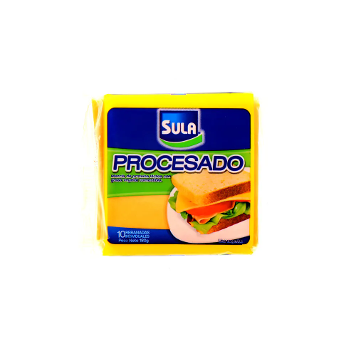 Queso kraft sula 180g 1x10 u.