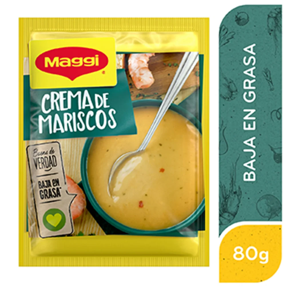 Sopa maggi crema de mariscos 80g