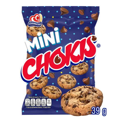 Galleta mini chokis 39g