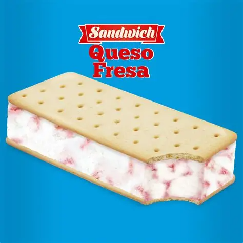 sandwich queso fresa