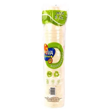 Vaso desechable viva 8 oz