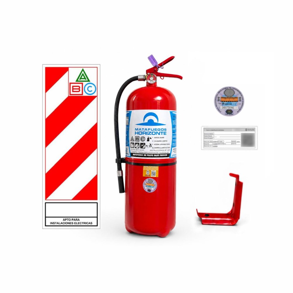 MATAFUEGO ABC 10KG KIT