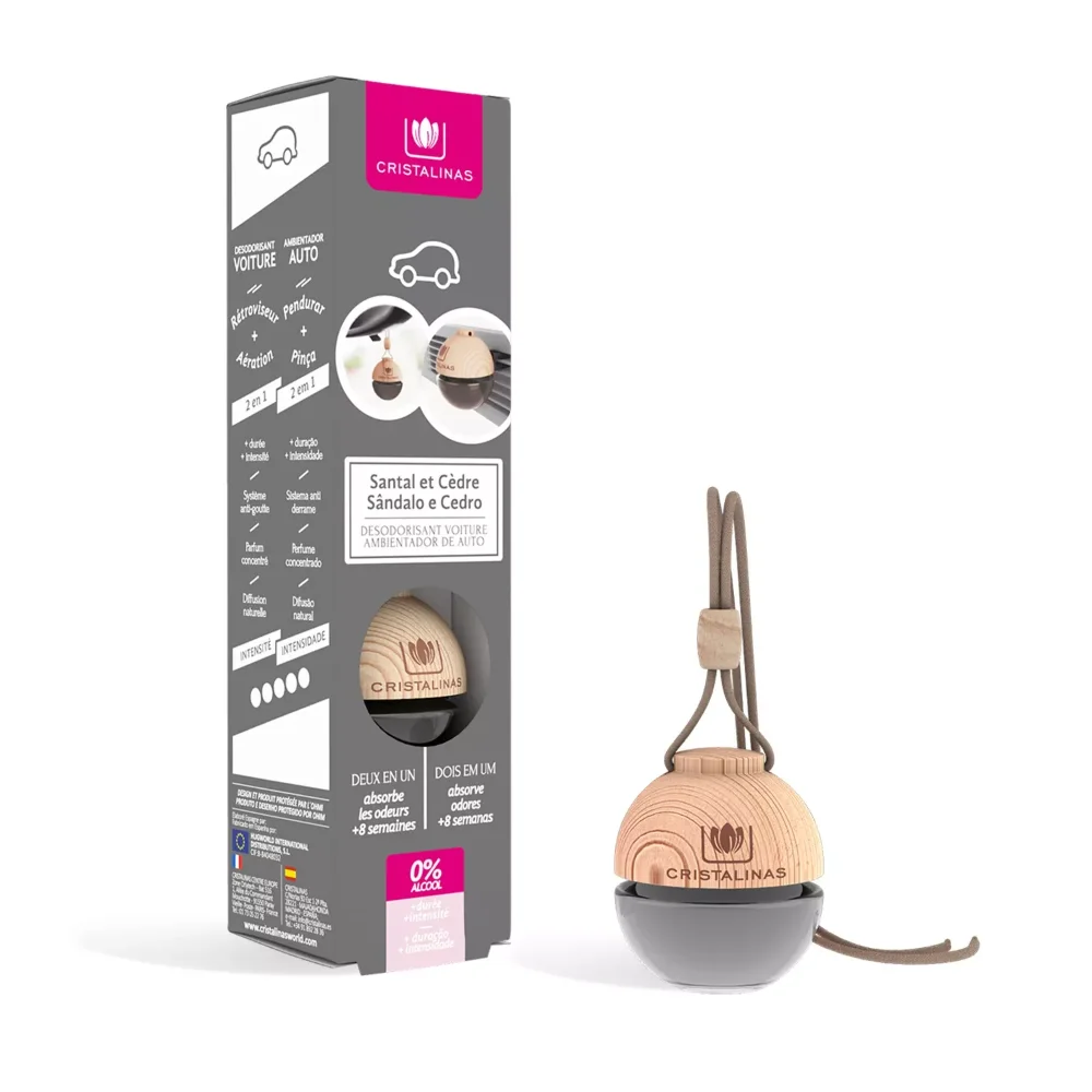 AROMAS CRISTALINAS - SANDALO-CEDRO Y MORAS