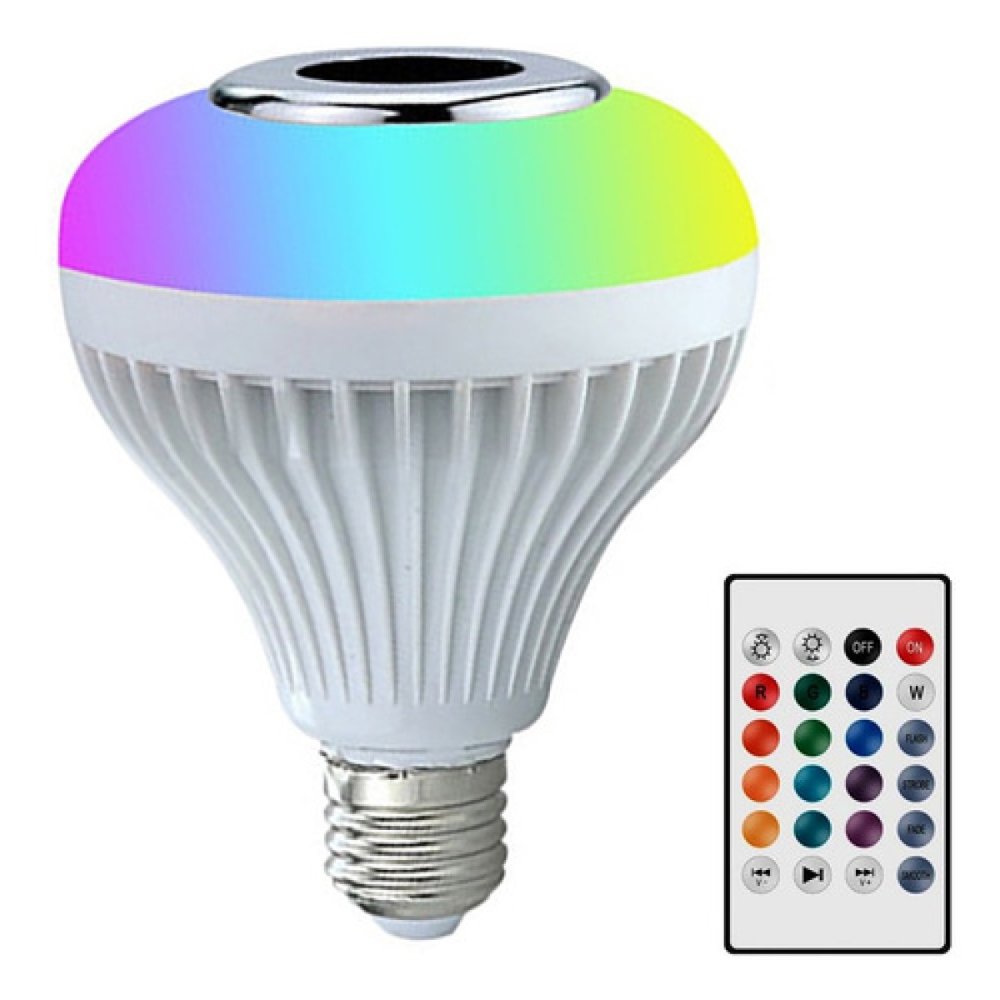FOCO RGB CON PARLANTE BT