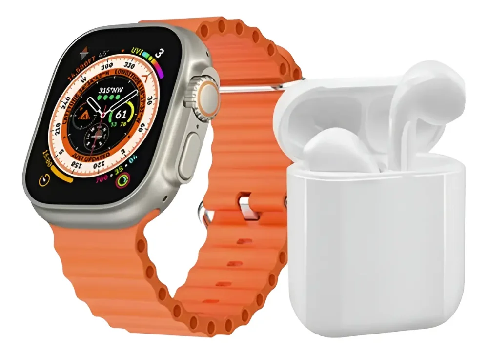 COMBO SMARTWATCH + AURICULARES BT I8 ULTRA + BIG 2.0