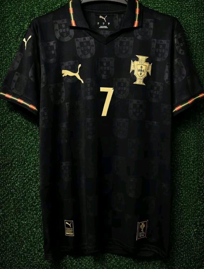 Camisa Portugal Black Panter