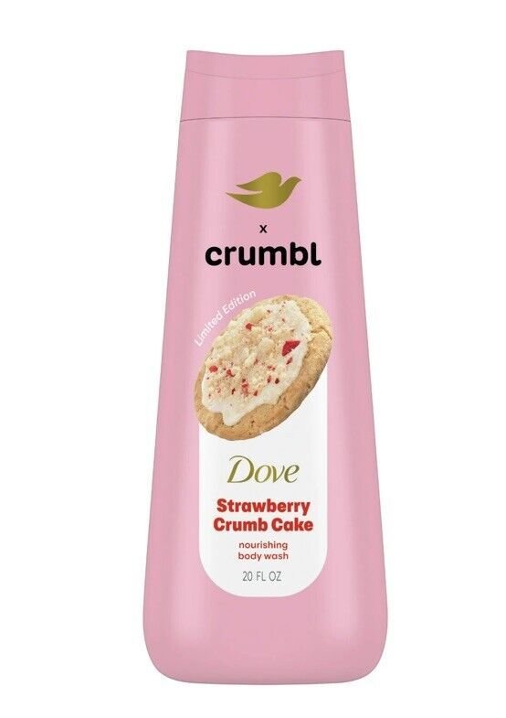 Gel de baño dove  strawberry crumble cake