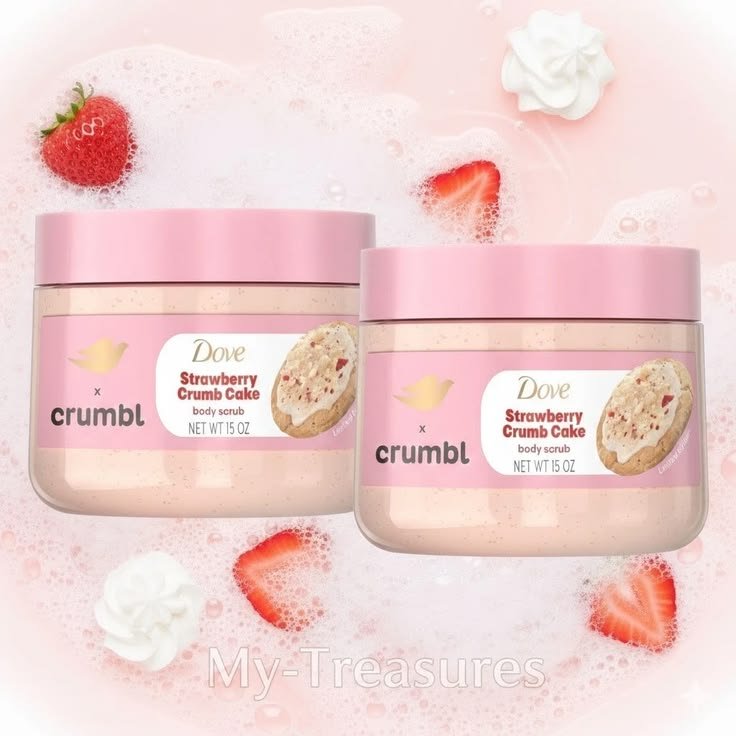 Exfoliante dove strawberry crumble cake