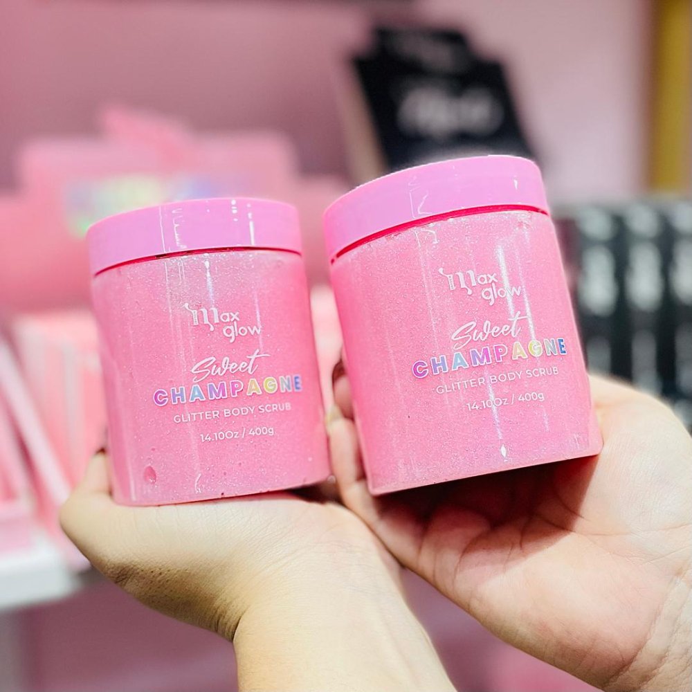Exfoliante glitter Maxglow 400g