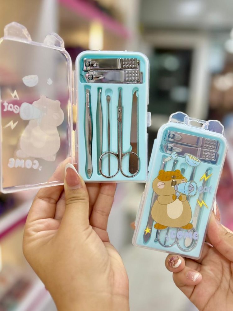 kit de limpieza para uñas x 7 piezas