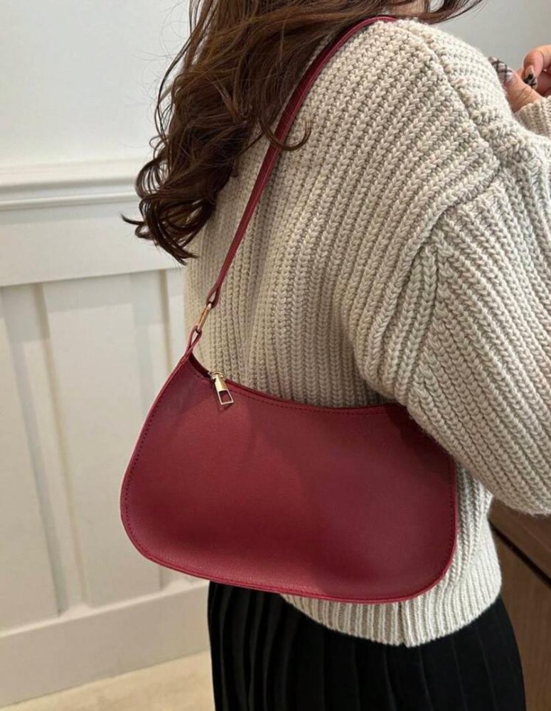 cartera pequeña vinotinto