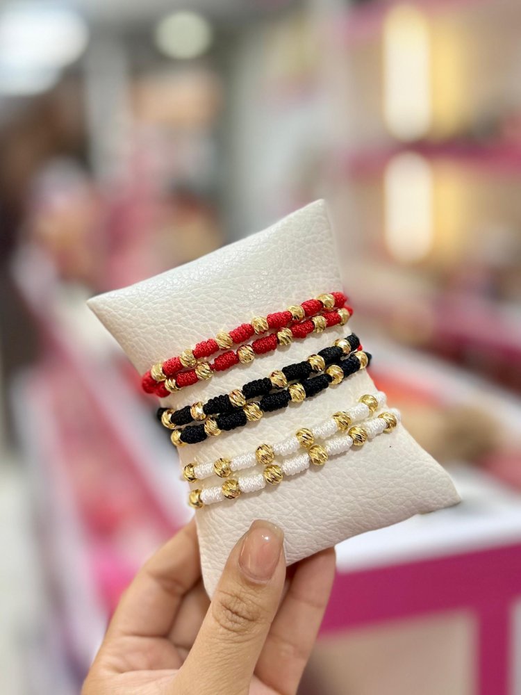 pulseras de hilo con balin