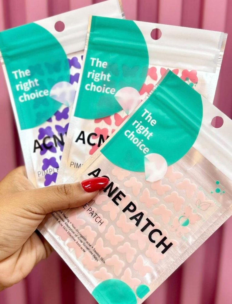 parches de acne de mariposas