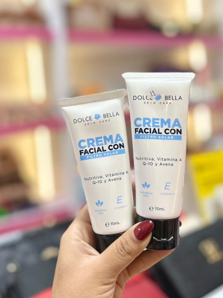 Crema facial con filtro solar Dolce bellla