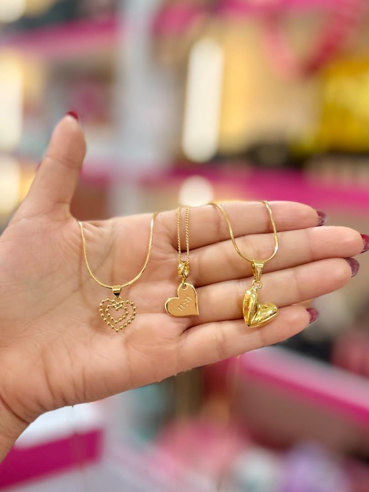 Cadena con dije de corazon 2