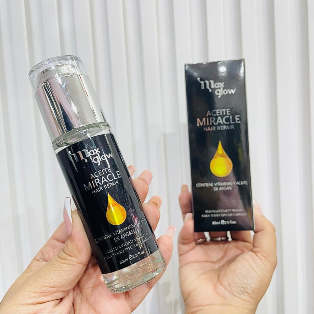 Aceite capilar Maxglow miracle hair repair 80ml