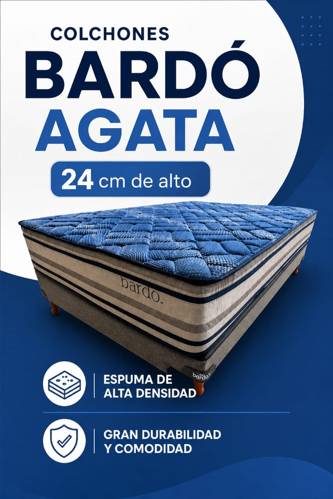 Colchón 1.40x24 BARDÓ AGATA