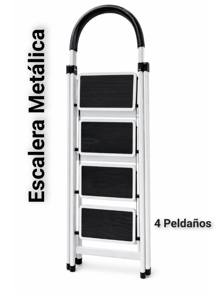 Escalera Plegable Metálica 4 peldaños