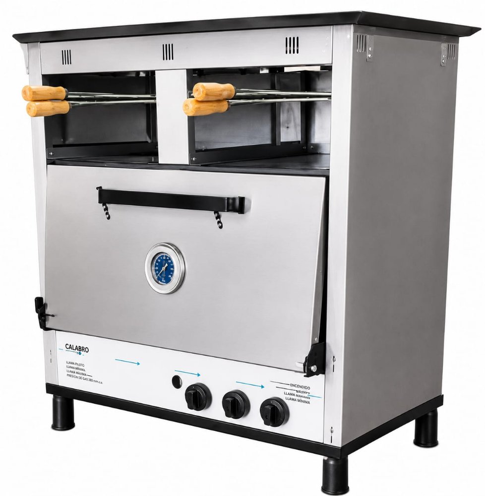 HORNO MULTPLE PIZZERO+CARLITERA+PLANCHA CALABRO