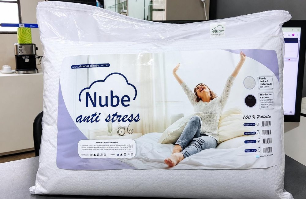 Almohada Nube Anti Stress Visco