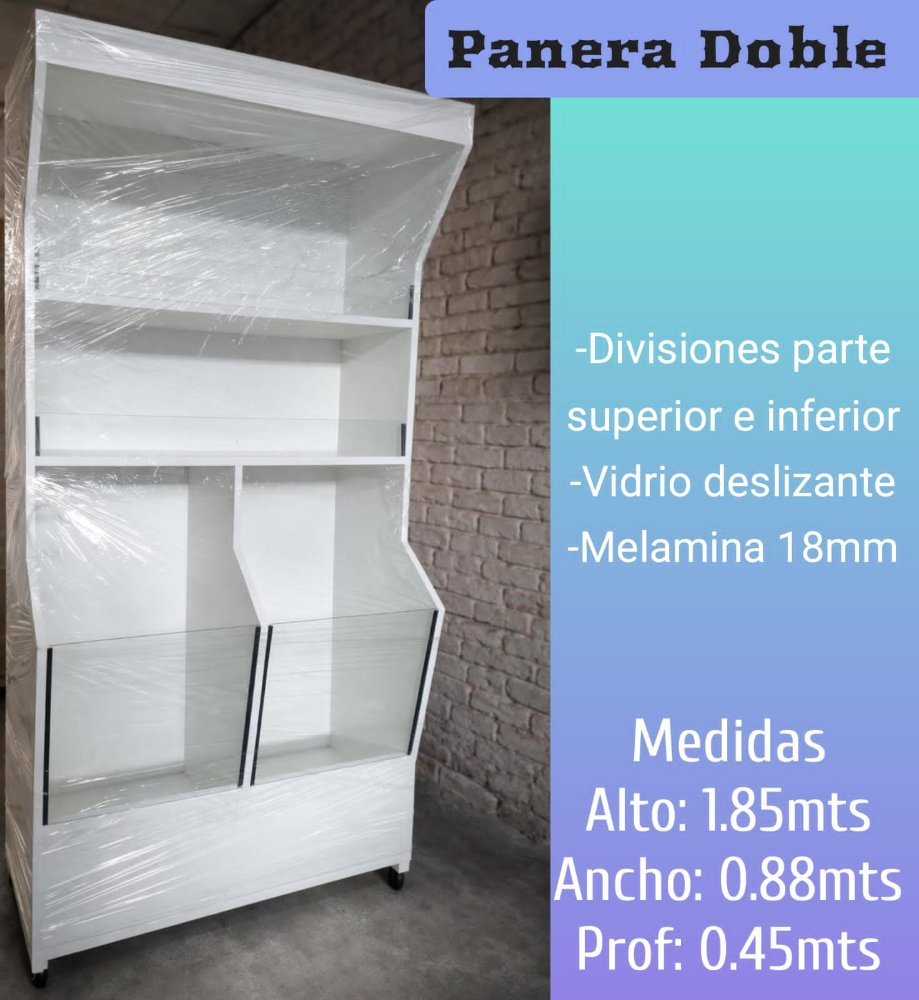 Mueble panera doble