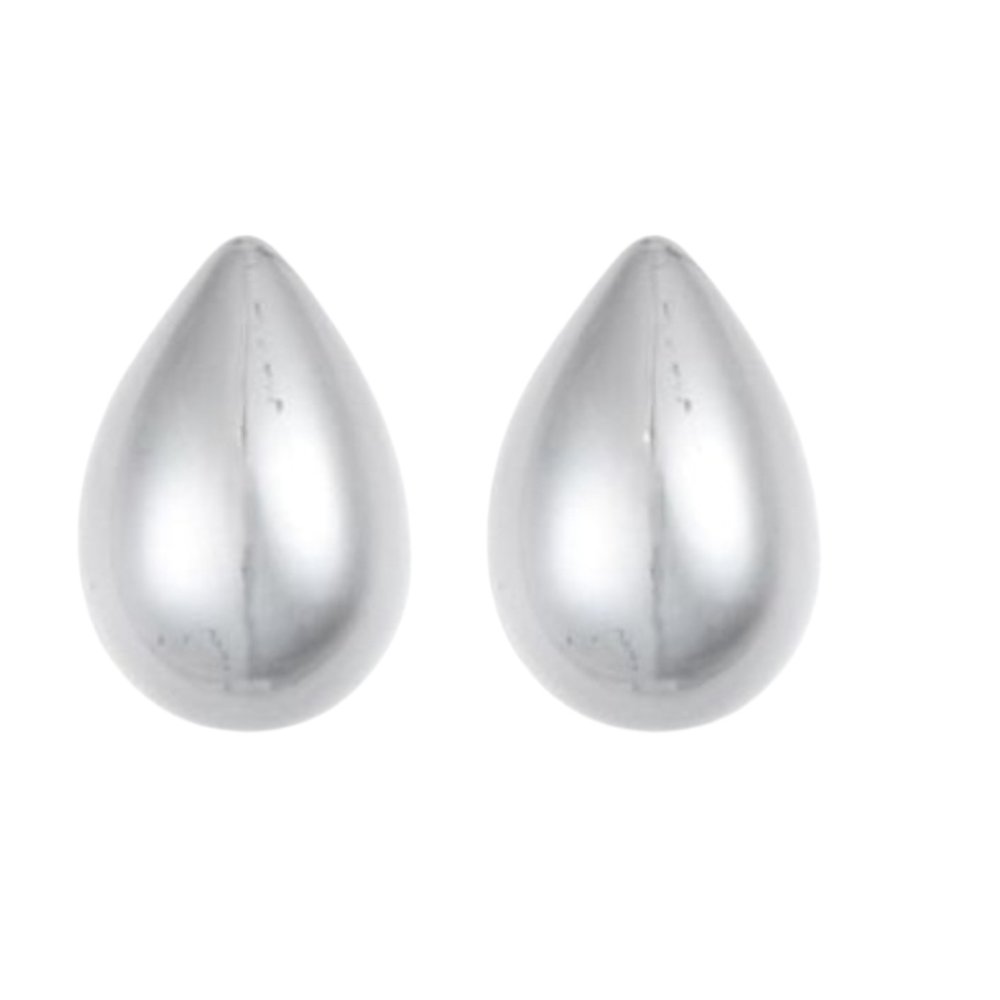 Aros Gotita Plateada