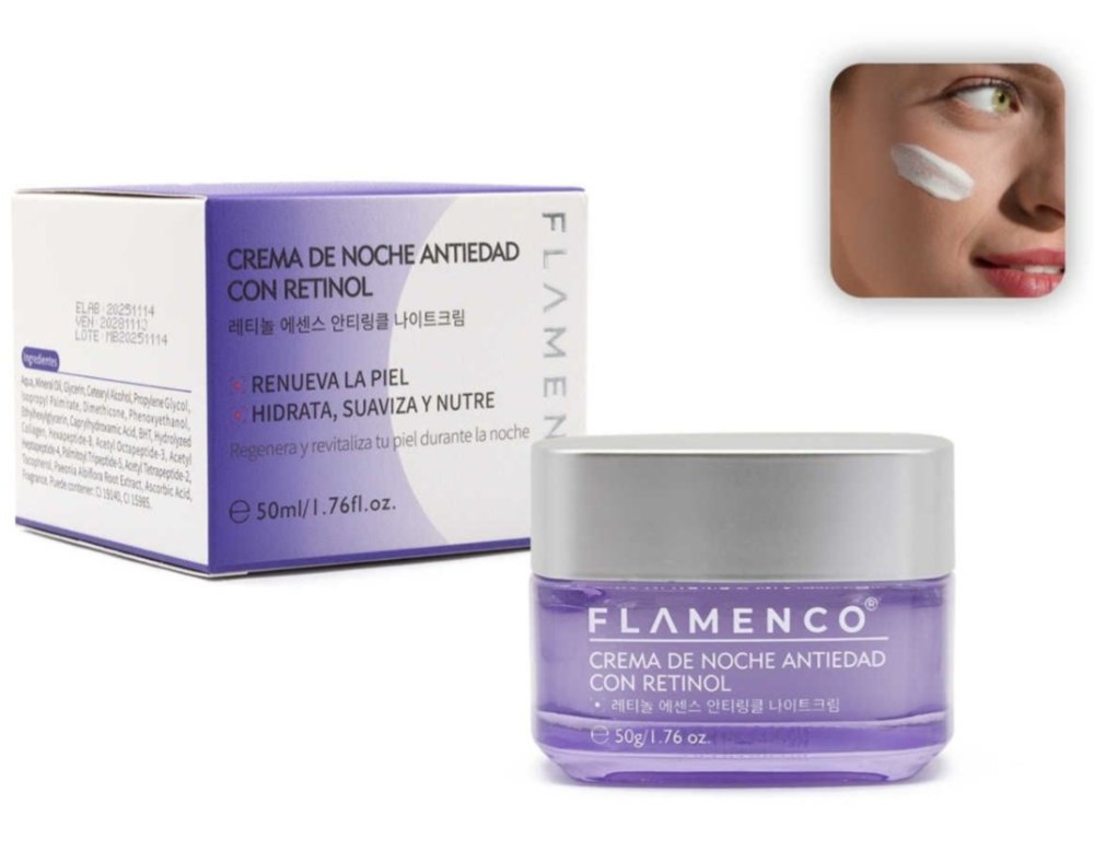 Crema de noche antiedad con retinol (96/12)