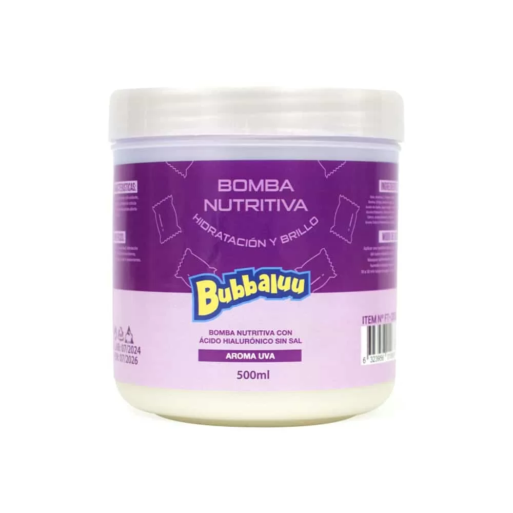 Mascarilla capilar Bubbaluu UVA SIN SAL