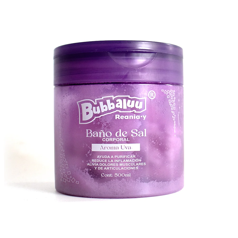 Baño de Sal Uva Corporal Bubbaluu