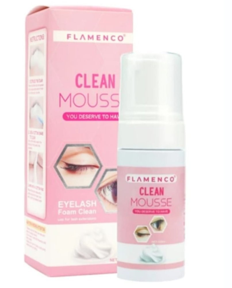 Shampoo mousse para pestañas