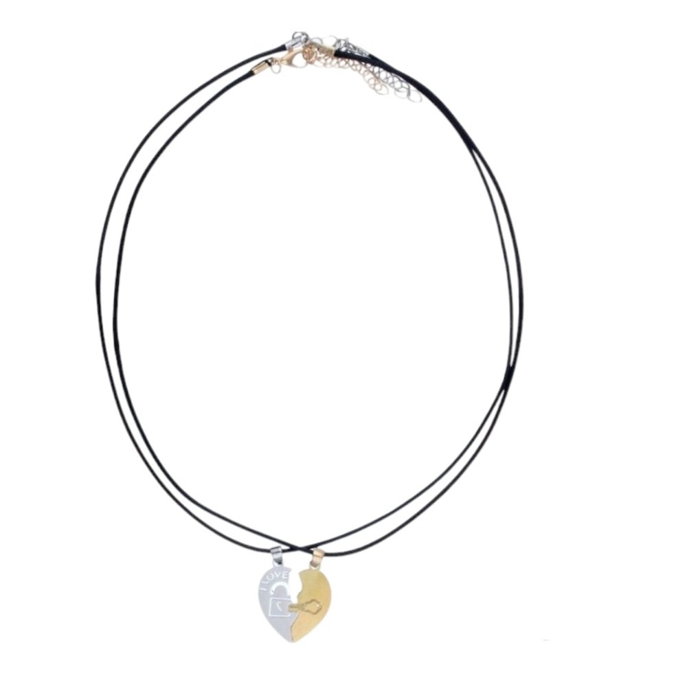 Collar parejas acero inoxidable