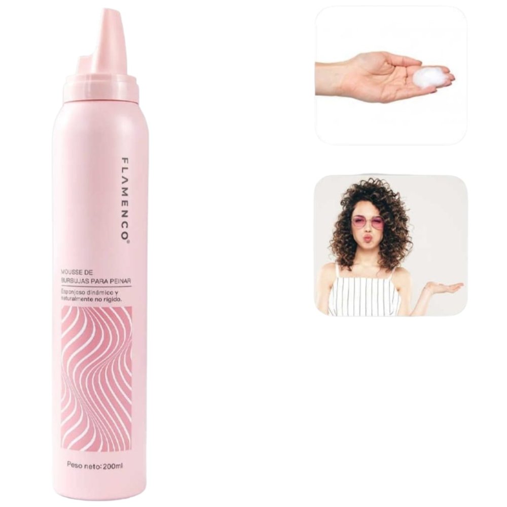 Mousse fijador Flamenco rosado 200ml