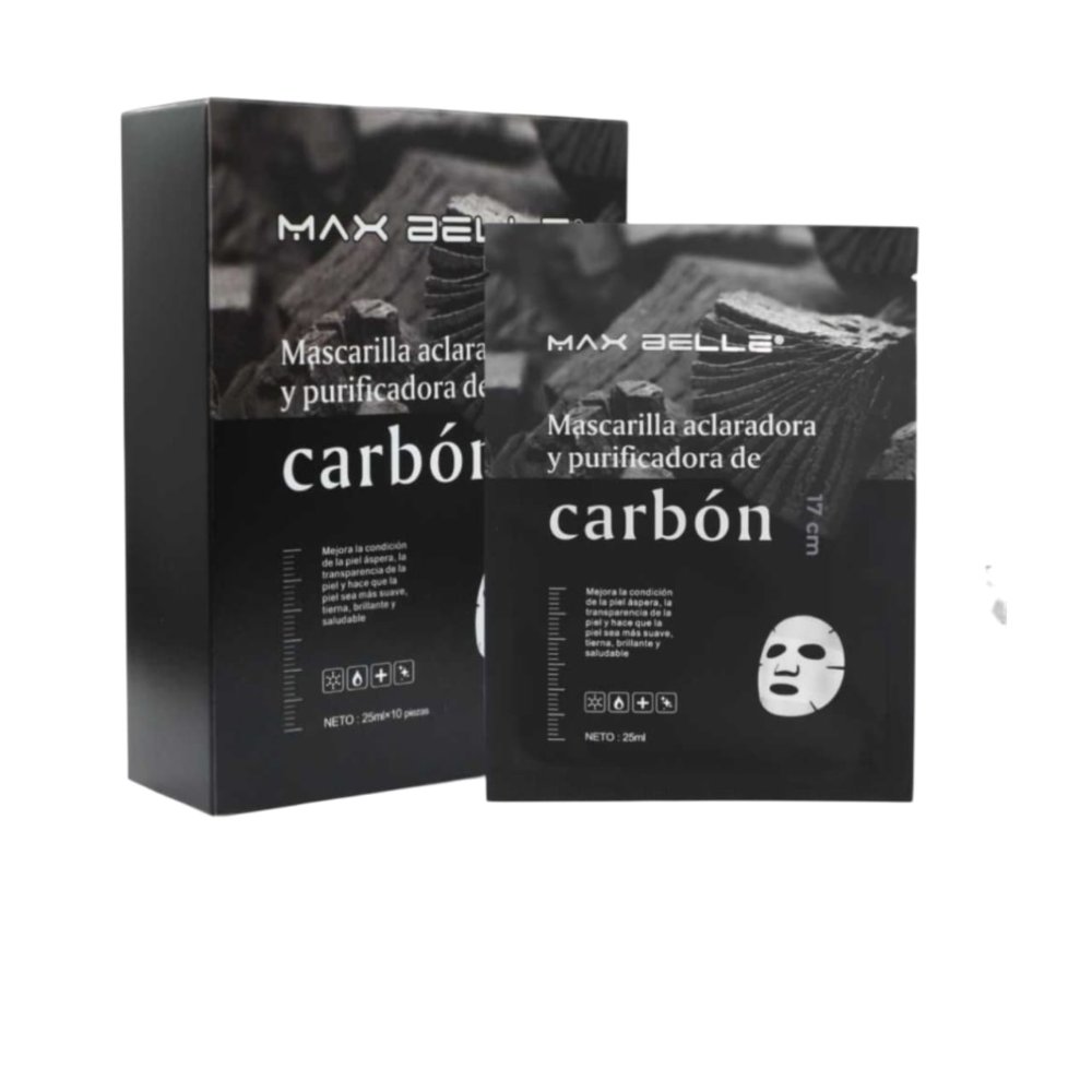 Mascarilla facial carbón