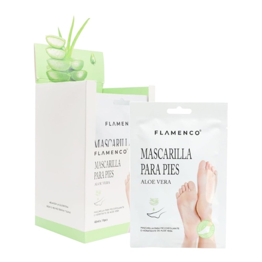 Mascarilla pies aloe vera