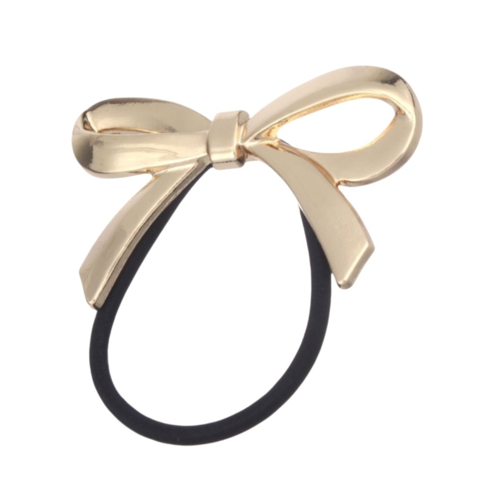 Scrunchies (cole) lazo dorado