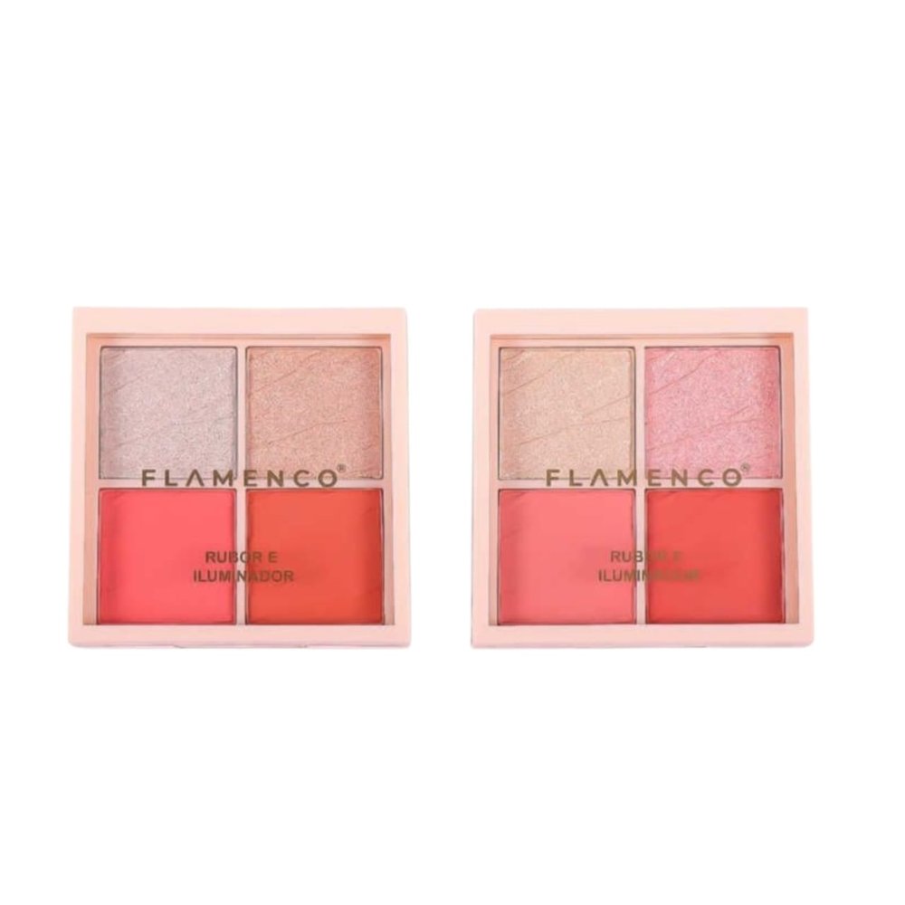 Paleta rubor e iluminador