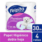 Felpita Higienico 4x30m Doble Hoja