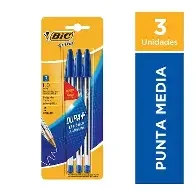 Bic boligrafo cristal x3 azul