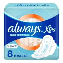 ALWAYS toallitas suav. extra x8un