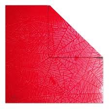 Muresco Papel Araña Rojo