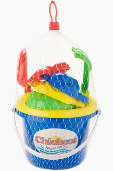 Baldecito arenero c/ accesorios - set de playa