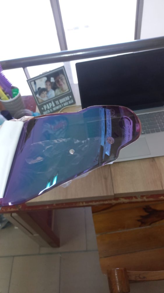 Visor Shaft 520-530 azul morado