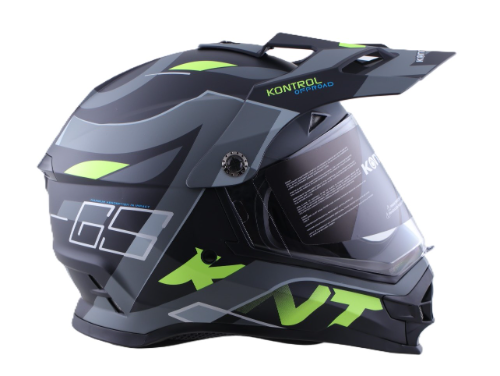 Casco Kontrol Cross 819 GS Verde M