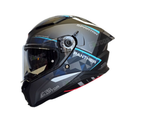 Casco Spartan Panther Raptor Azul L V-31