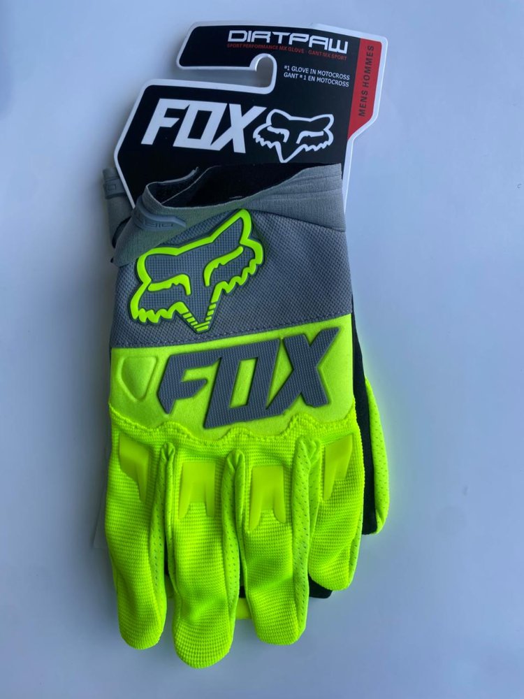 Guante FOX gris-verde L